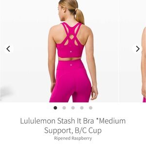 Lululemon stash it bra